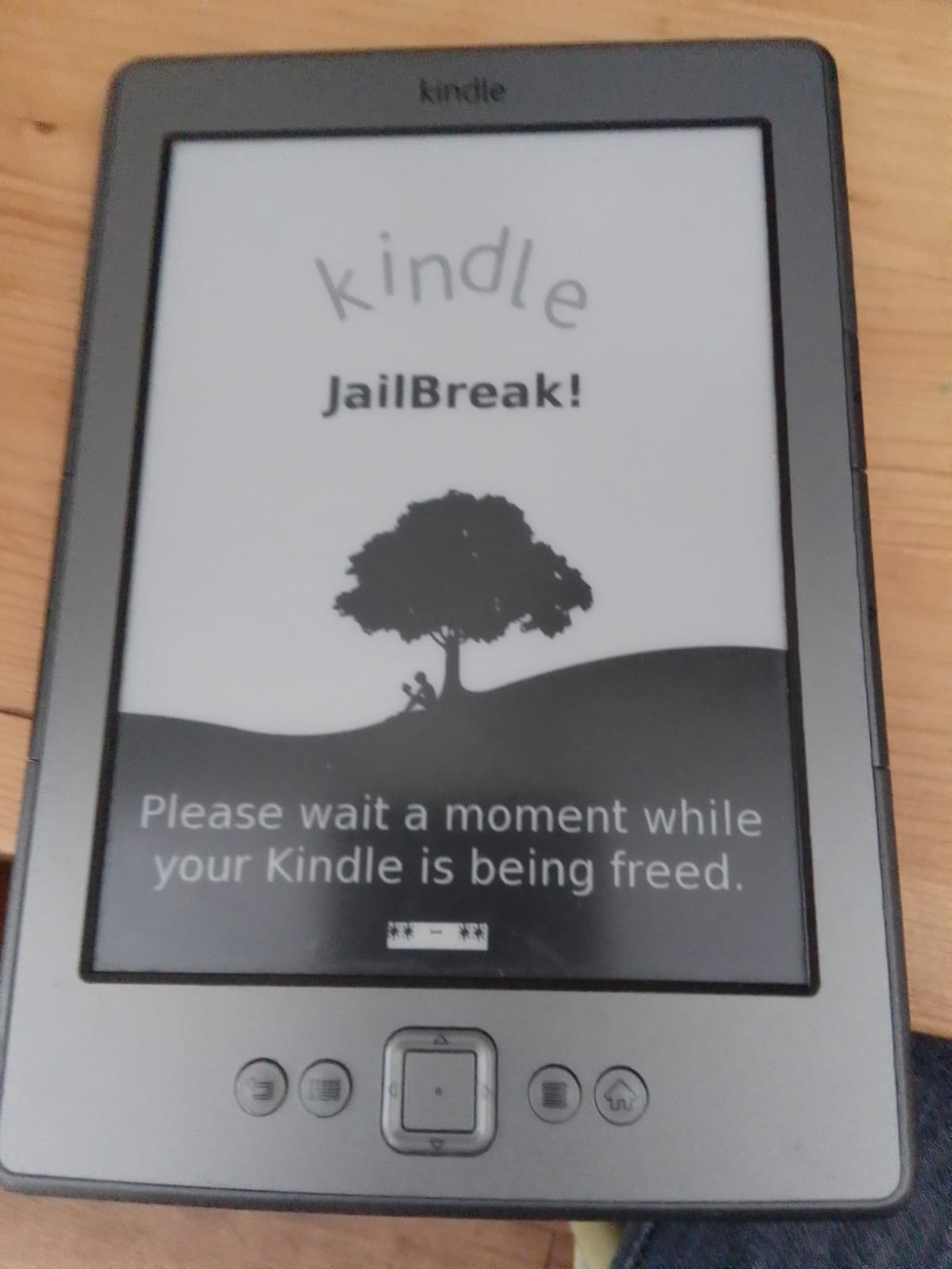 My kindle jailbreaking 1